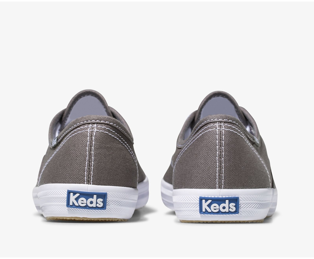 Keds Sneakers Dark Grey - Champion Originals - Womens KHELRQ-587